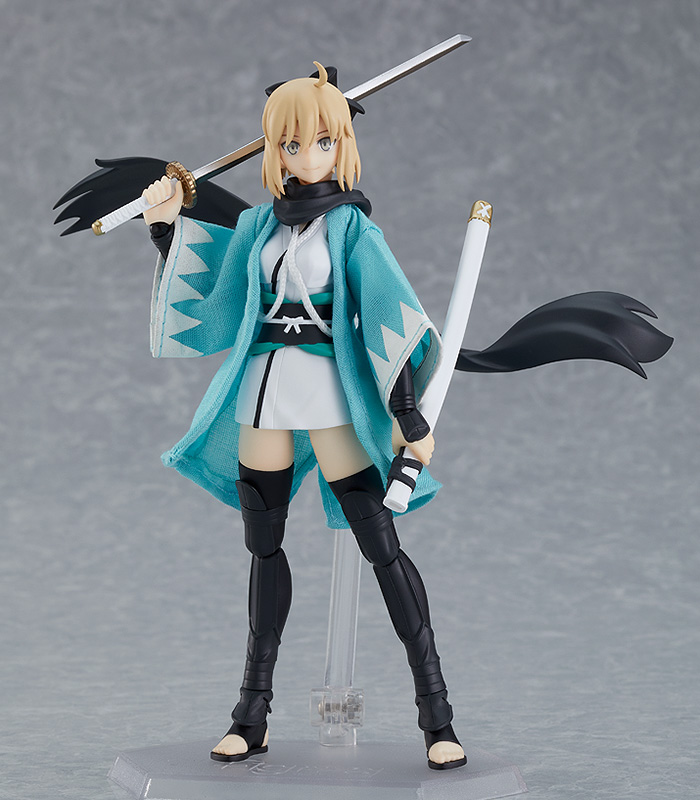 【FGO】figma「セイバー/沖田総司」通常&霊基再臨ver.予約開始。新選組一番隊隊長、多彩なアクションシーンを可能にするフィギュアにて推参!