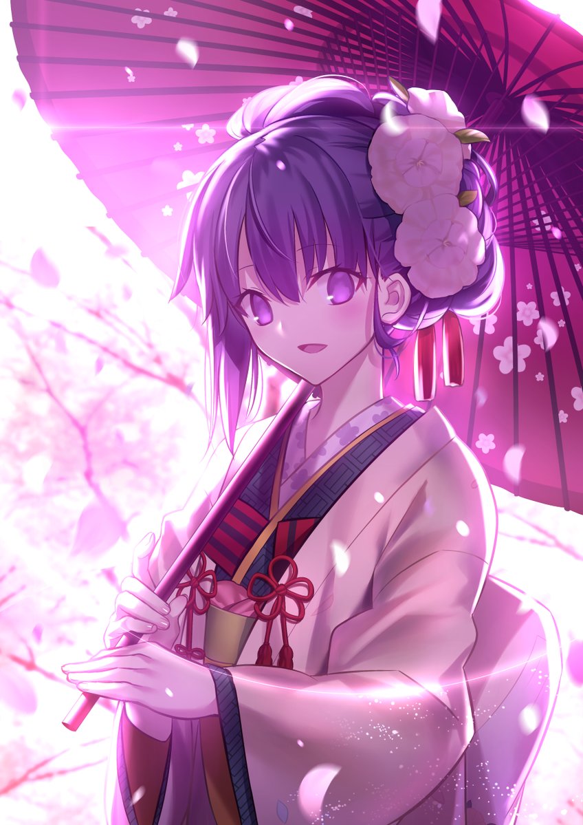 Fate マシマサキさんの桜の舞い散る季節の桜ちゃん でもにっしょん