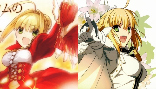 Fate ワダアルコ 武内崇の二人が描く Fate Extra のキャラはどっちが好き でもにっしょん