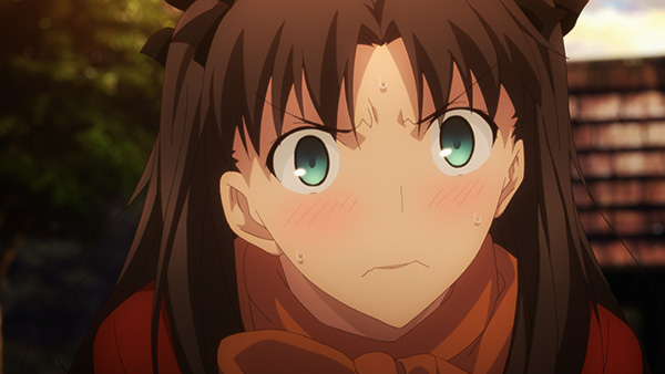 アニメ Fate Stay Night Ubw 16話の予告カットに照れる凛ちゃんの表情が これはもしかして 凛さま照れ怒る きちゃいますの でもにっしょん