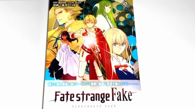 コミック版 Fate Strange Fake 2巻感想 ギルガメッシュとエルキドゥの決闘で開幕を告げる聖杯戦争 激しい展開とキャラの表情が視覚で楽しめる見事なコミカライズ でもにっしょん