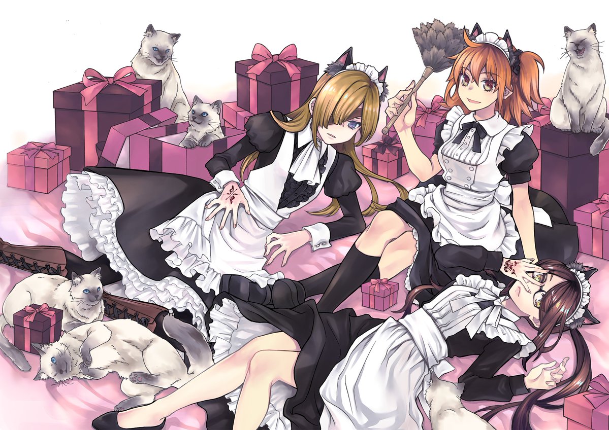 Fgo ネコミミつけてご奉仕するニャン 遠藤海成さんによるメイド服に身を包んだマスター女子たち でもにっしょん Fgo ネコミミつけてご奉仕するニャン 遠藤海成さんによるメイド服に身を包んだマスター女子たち でもにっしょん